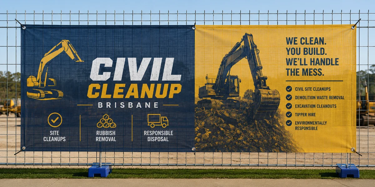 3M x 1.6M Mesh Banner