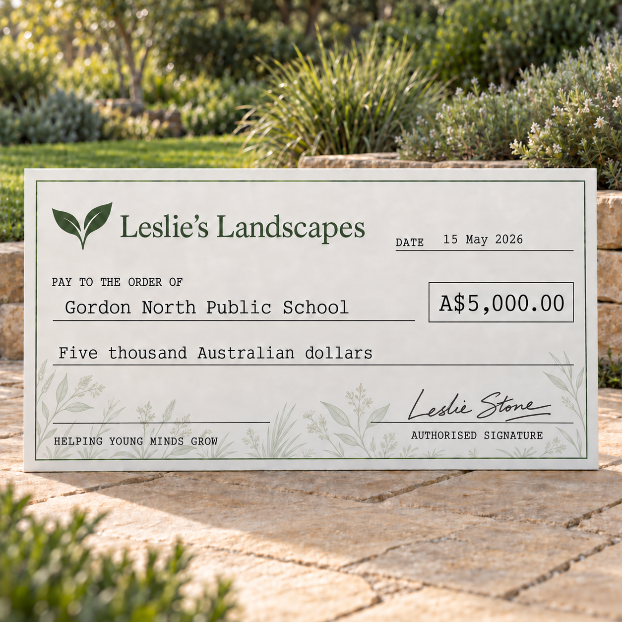 Giant Cheques 3